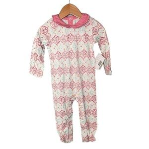NWT Burt’s Bees Baby Ruffle Collar Onesie One Piece